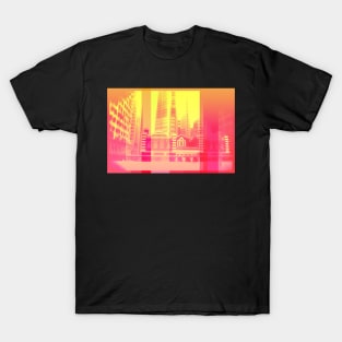 Globalization and climate change City in the light T-Shirt